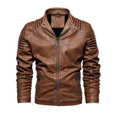 Urban Voyager Leather Jacket - WildPath Jackets